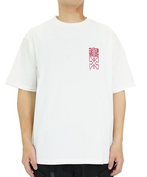 MANASTASH（マナスタッシュ）の「MANASTASH/マナスタッシュ CiTee X Tシャツ（Tシャツ/カットソー・メンズ・ホワイト/ブラック・MEDIUM/LARGE/X-LARGE）」の3枚目の写真