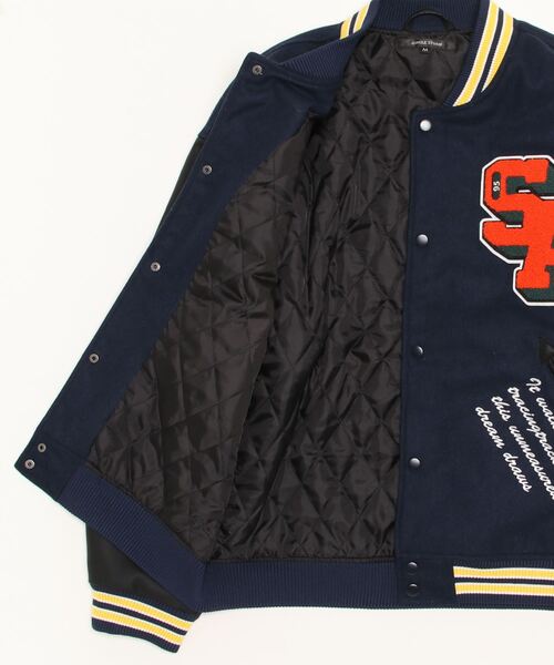 ８(eight)（エイト）の「メルトンタッチスタジャン（スタジャン・メンズ・ネイビー/グリーン/ブラック・MEDIUM/LARGE）」の5枚目の写真