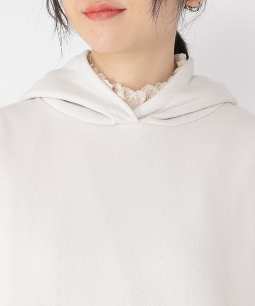 studio CLIP(スタディオクリップ)の「ビッグフーディチュニック(パーカー・レディース・ライトグレー/ベージュ/ブラック/ブルー・FREE)」の10枚目の写真