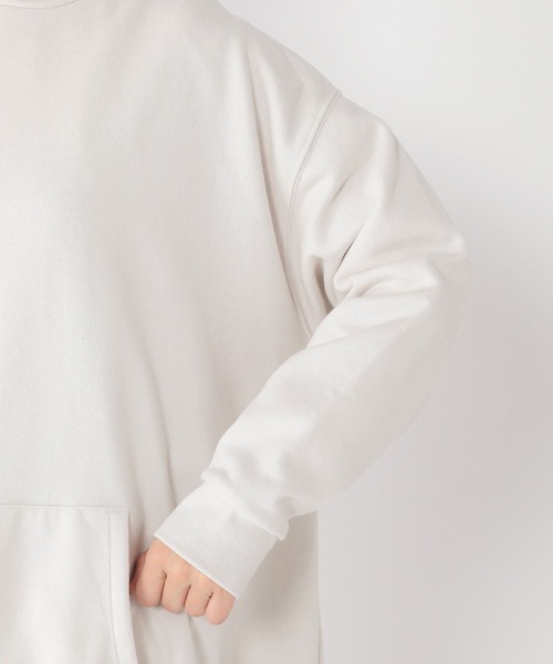 studio CLIP(スタディオクリップ)の「ビッグフーディチュニック(パーカー・レディース・ライトグレー/ベージュ/ブラック/ブルー・FREE)」の11枚目の写真