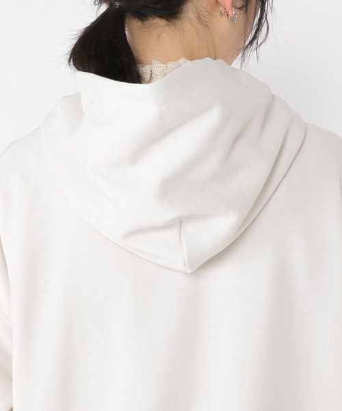 studio CLIP(スタディオクリップ)の「ビッグフーディチュニック(パーカー・レディース・ライトグレー/ベージュ/ブラック/ブルー・FREE)」の14枚目の写真