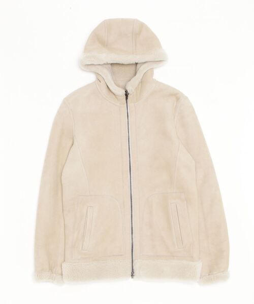 RAWLIFE(ロウライフ)の「EsTes/エステス/リバーシブルムートンジャケット(ムートンコート・メンズ・ベージュ・46/48)」の1枚目の写真