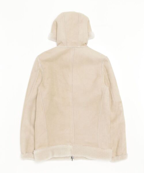 RAWLIFE(ロウライフ)の「EsTes/エステス/リバーシブルムートンジャケット(ムートンコート・メンズ・ベージュ・46/48)」の2枚目の写真