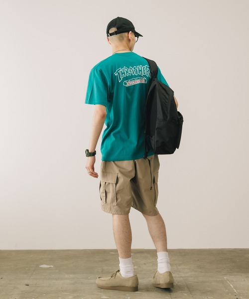 THRASHER(スラッシャー)の「ROOPTOKYO別注:THRASHER/スラッシャー NO PARKING 半袖Tシャツ バックプリント ロゴ スケーター(Tシャツ/カットソー・メンズ・グリーン/ブラック/ホワイト・XXL/L/XL/M)」の13枚目の写真