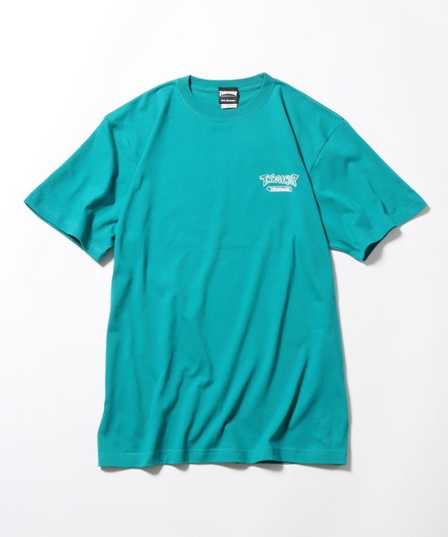 THRASHER(スラッシャー)の「ROOPTOKYO別注:THRASHER/スラッシャー NO PARKING 半袖Tシャツ バックプリント ロゴ スケーター(Tシャツ/カットソー・メンズ・グリーン/ブラック/ホワイト・XXL/L/XL/M)」の4枚目の写真