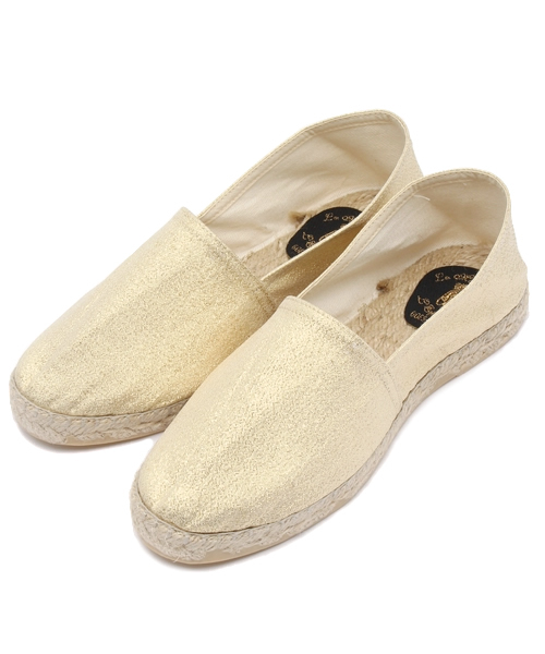 Kastane(カスタネ)の「【Kastane】ラメエスパドリュー(その他シューズ・レディース・シルバー/オレンジ・38/37/36)」の1枚目の写真