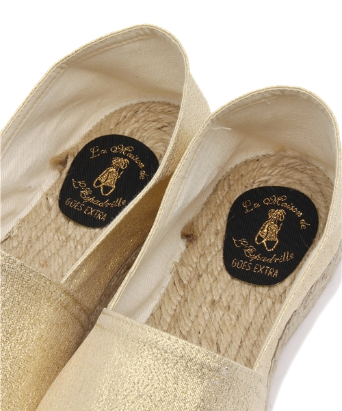 Kastane(カスタネ)の「【Kastane】ラメエスパドリュー(その他シューズ・レディース・シルバー/オレンジ・38/37/36)」の3枚目の写真