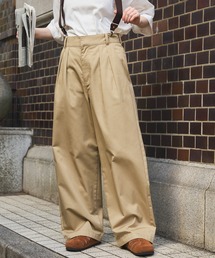 タック」に該当するメンズのパンツ（ベージュ系）ファッション通販