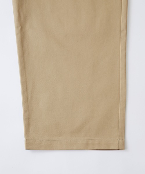 MONO-MART LADY'S（モノマートレディース）の「ハイウエストタックワイドストレートチノパンツ（チノパンツ・レディース・ベージュ/カーキ/アイボリー/ブラック/ネイビー・S/M）」の13枚目の写真