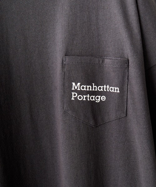 Manhattan Portage（マンハッタンポーテージ）の「[MANHATTAN PORTAGE/マンハッタンポーテージ] 別注 ワンポイントロゴ刺繍 Tシャツワンピース（ワンピース・レディース・チャコール/グリーン/グレー/ブルー・F）」の10枚目の写真