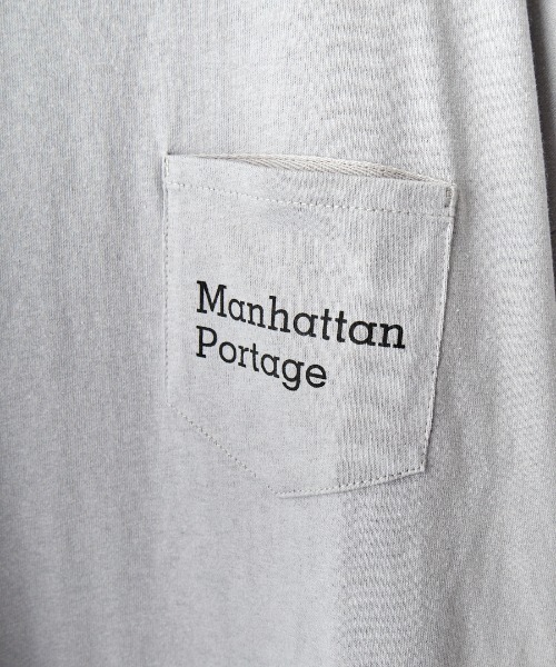 Manhattan Portage（マンハッタンポーテージ）の「[MANHATTAN PORTAGE/マンハッタンポーテージ] 別注 ワンポイントロゴ刺繍 Tシャツワンピース（ワンピース・レディース・チャコール/グリーン/グレー/ブルー・F）」の11枚目の写真