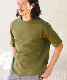 CAMBIO（カンビオ）の「mt8296- ビッグシルエットプリントTシャツ(famous quoteクロス)（Tシャツ/カットソー）」