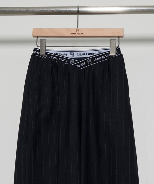 PRANK PROJECT（プランクプロジェクト）の「エラティックロゴトラウザーズ/Erratic Logo Trouser（スラックス・レディース・ネイビー/グレー/アイボリー・38/36）」の14枚目の写真