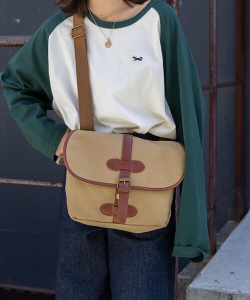 FREAK'S STORE（フリークスストア）の「TOWN CRAFT × FREAK'S STORE/タウンクラフト 別注 ベースボールロンＴ（Tシャツ/カットソー・レディース・ブラック/ブラウン/グリーン/ネイビー・ﾌﾘ-）」の10枚目の写真