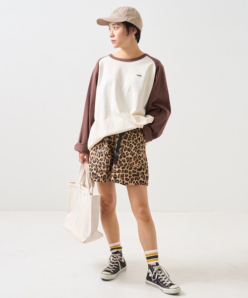 FREAK'S STORE（フリークスストア）の「TOWN CRAFT × FREAK'S STORE/タウンクラフト 別注 ベースボールロンＴ（Tシャツ/カットソー・レディース・ブラック/ブラウン/グリーン/ネイビー・ﾌﾘ-）」の18枚目の写真