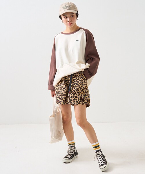 FREAK'S STORE（フリークスストア）の「TOWN CRAFT × FREAK'S STORE/タウンクラフト 別注 ベースボールロンＴ（Tシャツ/カットソー・レディース・ブラック/ブラウン/グリーン/ネイビー・ﾌﾘ-）」の19枚目の写真