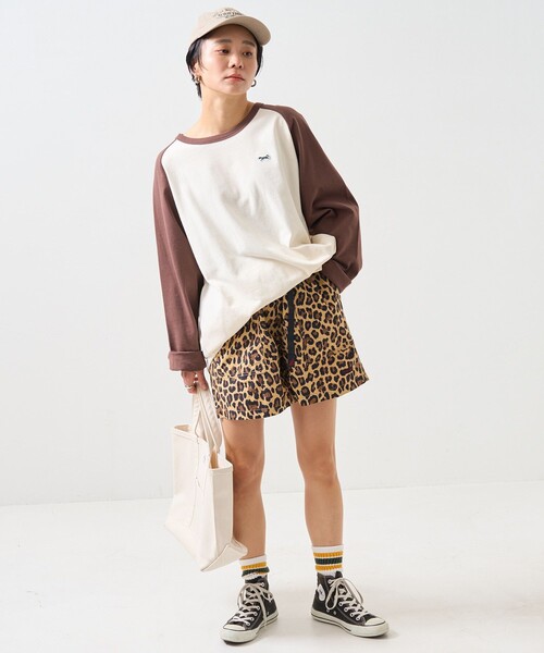 FREAK'S STORE（フリークスストア）の「TOWN CRAFT × FREAK'S STORE/タウンクラフト 別注 ベースボールロンＴ（Tシャツ/カットソー・レディース・ブラック/ブラウン/グリーン/ネイビー・ﾌﾘ-）」の20枚目の写真