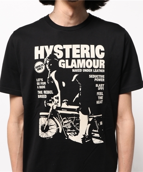 HYSTERIC GLAMOUR（ヒステリックグラマー）の「REDRAWN BIKE pt T-SH（Tシャツ/カットソー・メンズ・ホワイト/イエロー/ブラック・MEDIUM/LARGE/SMALL）」の6枚目の写真