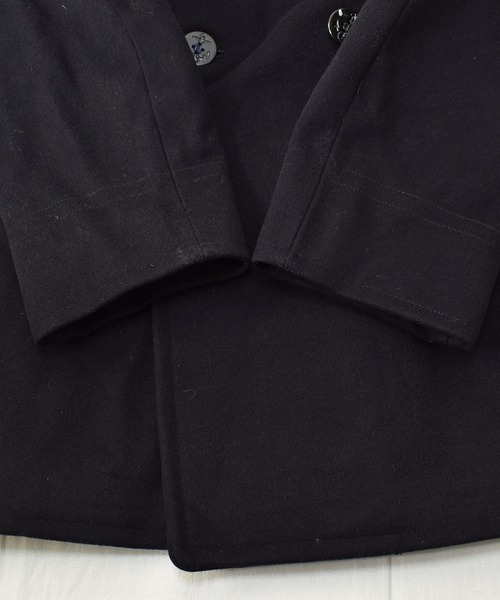 VINTAGE（ヴィンテージ）の「【ヴィンテージ古着】70～80's ミリタリー U.S.NAVY ウール Pコート（ピーコート・メンズ・ブラック・42）」の7枚目の写真
