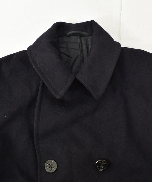 VINTAGE（ヴィンテージ）の「【ヴィンテージ古着】70～80's ミリタリー U.S.NAVY ウール Pコート（ピーコート・メンズ・ブラック・42）」の6枚目の写真