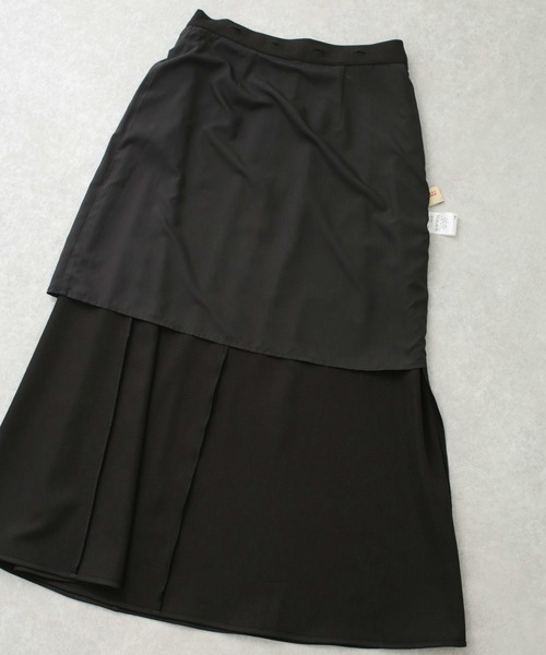 NANO universe(ナノユニバース)の「LB.04/2wayフレアジャンパースカート(ジャンパースカート・レディース・ブラック/ライトベージュ/パープル・FREE)」の15枚目の写真