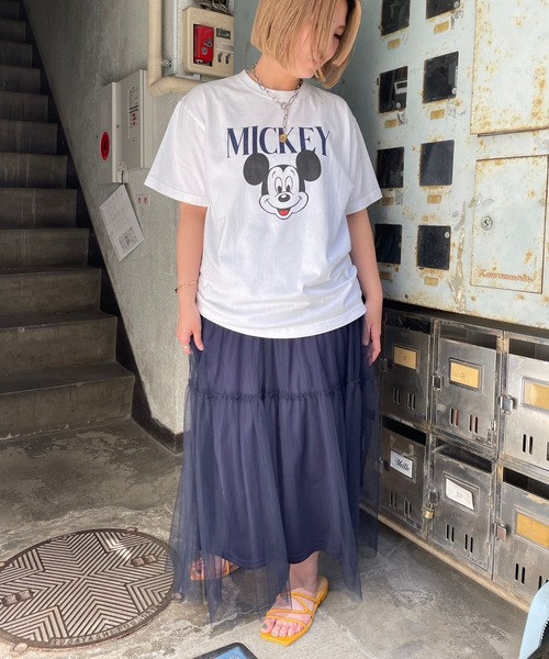 JUGLANS(ユグランス)の「☆ チュールティアードギャザースカート W1319(スカート・レディース・ベージュ/ピンク/ネイビー・FREE)」の10枚目の写真