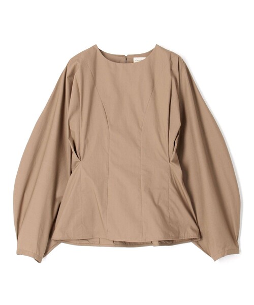 BY MALENE BIRGER(バイマレーネビルガー)の「BY MALENE BIRGER コットンブラウス(シャツ/ブラウス・レディース・ベージュ/ブラック・34)」の1枚目の写真
