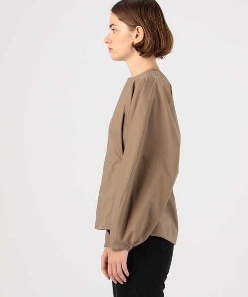 BY MALENE BIRGER(バイマレーネビルガー)の「BY MALENE BIRGER コットンブラウス(シャツ/ブラウス・レディース・ベージュ/ブラック・34)」の12枚目の写真