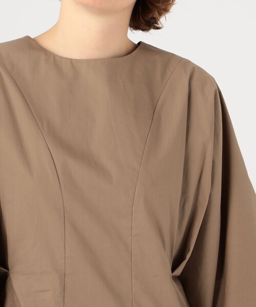 BY MALENE BIRGER(バイマレーネビルガー)の「BY MALENE BIRGER コットンブラウス(シャツ/ブラウス・レディース・ベージュ/ブラック・34)」の8枚目の写真