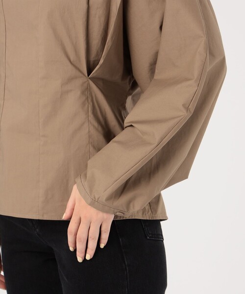 BY MALENE BIRGER(バイマレーネビルガー)の「BY MALENE BIRGER コットンブラウス(シャツ/ブラウス・レディース・ベージュ/ブラック・34)」の11枚目の写真