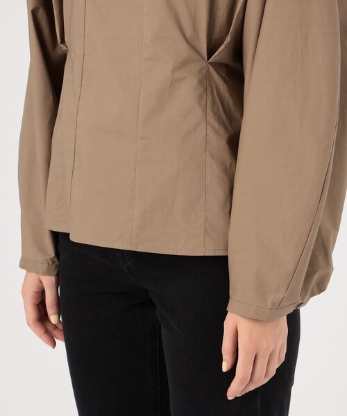 BY MALENE BIRGER(バイマレーネビルガー)の「BY MALENE BIRGER コットンブラウス(シャツ/ブラウス・レディース・ベージュ/ブラック・34)」の4枚目の写真