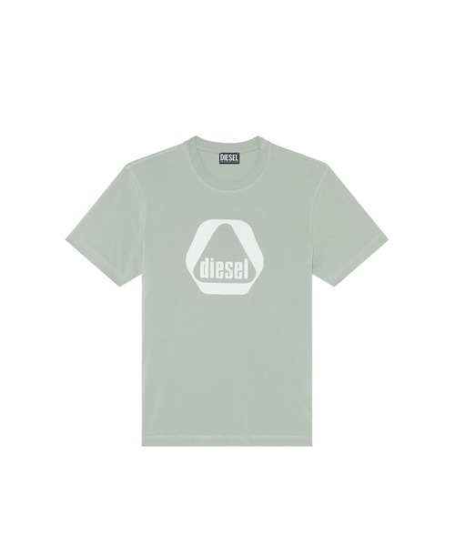 DIESEL(ディーゼル)の「メンズ Tシャツ グラフィック(Tシャツ/カットソー・メンズ・ホワイト/ブラック系その他/ライトグレー/イエロー系その他・LARGE/SMALL/X-LARGE/XX-LARGE/MEDIUM/X-SMALL/XXX-LARGE)」の12枚目の写真