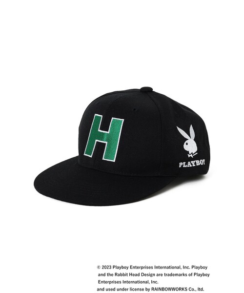 PLAYBOY（プレイボーイ）の「PLAYBOY × Heel Collective / Limited to BEAMS T CAP（キャップ・メンズ・ブラック・ONE SIZE）」の4枚目の写真