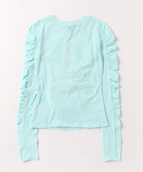 トップス THE OPEN PRODUCT RUCHED LONG SLEEVE TOP THE OPEN PRODUCT /ザオープンプロダクト/ RUCHED LONG SLEEVE
