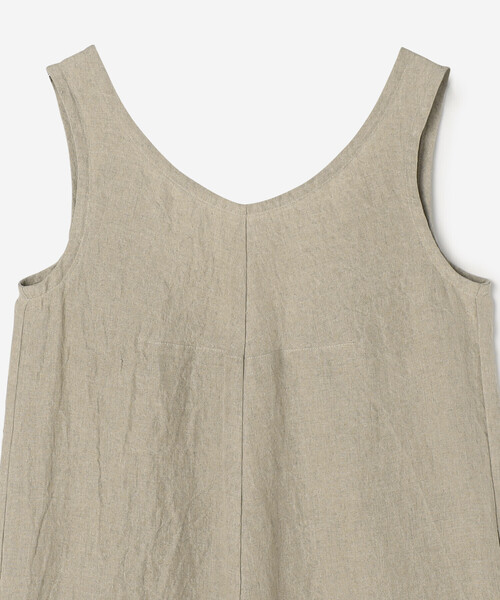 Bshop(ビショップ)の「isabella clementini | 2WAY リネンドレスパンツ WOMEN(サロペット/オーバーオール・レディース・Nat・38)」の10枚目の写真