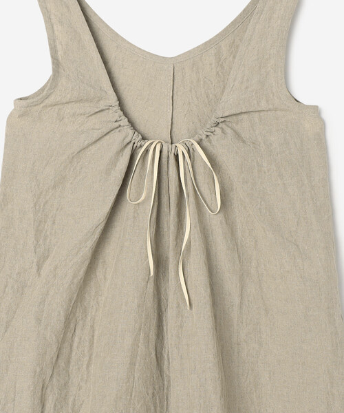 Bshop(ビショップ)の「isabella clementini | 2WAY リネンドレスパンツ WOMEN(サロペット/オーバーオール・レディース・Nat・38)」の9枚目の写真