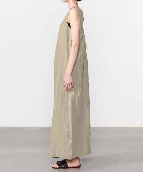 Bshop(ビショップ)の「isabella clementini | 2WAY リネンドレスパンツ WOMEN(サロペット/オーバーオール・レディース・Nat・38)」の4枚目の写真