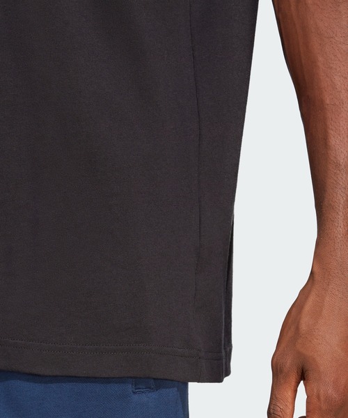 adidas（アディダス）の「トレフォイル エッセンシャルズ Tシャツ / アディダスオリジナルス adidas Originals（Tシャツ/カットソー・メンズ・ブラック/ホワイト/グレー/ブルー系その他・LARGE/XX-LARGE/SMALL/MEDIUM/X-LARGE/3XL/X-SMALL）」の7枚目の写真