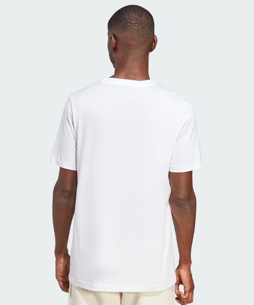 adidas（アディダス）の「トレフォイル エッセンシャルズ Tシャツ / アディダスオリジナルス adidas Originals（Tシャツ/カットソー・メンズ・ブラック/ホワイト/グレー/ブルー系その他・LARGE/XX-LARGE/SMALL/MEDIUM/X-LARGE/3XL/X-SMALL）」の8枚目の写真