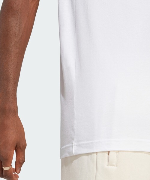 adidas（アディダス）の「トレフォイル エッセンシャルズ Tシャツ / アディダスオリジナルス adidas Originals（Tシャツ/カットソー・メンズ・ブラック/ホワイト/グレー/ブルー系その他・LARGE/XX-LARGE/SMALL/MEDIUM/X-LARGE/3XL/X-SMALL）」の10枚目の写真