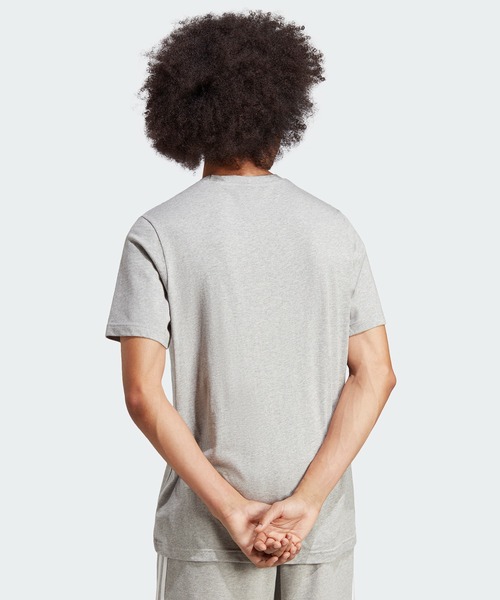 adidas（アディダス）の「トレフォイル エッセンシャルズ Tシャツ / アディダスオリジナルス adidas Originals（Tシャツ/カットソー・メンズ・ブラック/ホワイト/グレー/ブルー系その他・LARGE/XX-LARGE/SMALL/MEDIUM/X-LARGE/3XL/X-SMALL）」の13枚目の写真