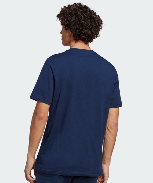 adidas（アディダス）の「トレフォイル エッセンシャルズ Tシャツ / アディダスオリジナルス adidas Originals（Tシャツ/カットソー・メンズ・ブラック/ホワイト/グレー/ブルー系その他・LARGE/XX-LARGE/SMALL/MEDIUM/X-LARGE/3XL/X-SMALL）」の16枚目の写真