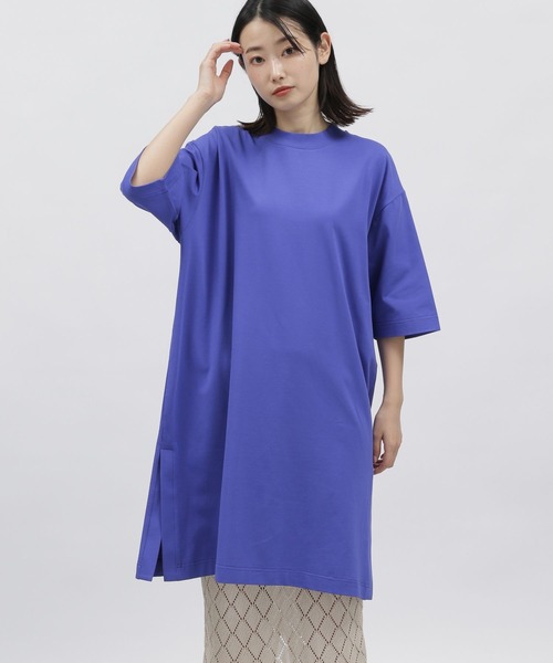 LAKOLE（ラコレ）の「モックネックTシャツワンピース / 188291