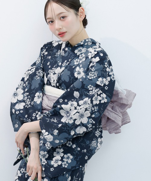 Dita(ディータ)の「1人で着られる浴衣5点セット 和歌山染工日本染め(ゆかた・兵児帯・下駄・着付け本・腰ひも)【K】(浴衣・レディース・その他6/その他4/その他7/その他9/その他8/その他1/その他2/その他3/その他5/その他10/その他11/その他12/その他13/その他14/その他17/その他18/その他16/その他15/その他20/その他19・FREE)」の20枚目の写真