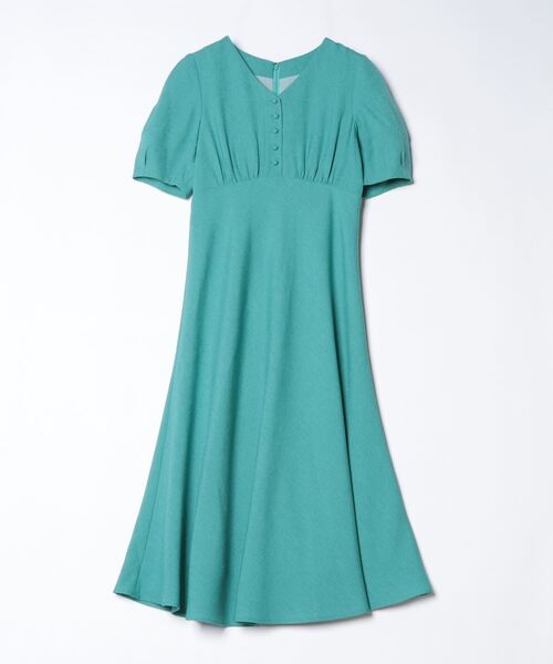 NOLLEY’S Sophi（ノーリーズソフィ）の「麻調フレアワンピース（ワンピース・レディース・ベージュ/ネイビー/グリーン・38/36）」の3枚目の写真