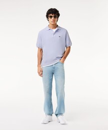 LACOSTE ラコステ ミックスストライプニットポロシャツ ネイビー Amazon | [ラコステ] セーター ミックスストライプニット