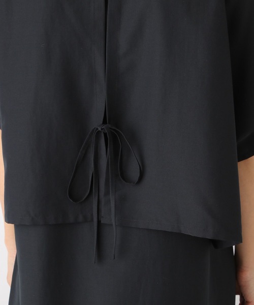 LEPSIM（レプシィム）の「マタニティ／ケープ付きワンピース　190461（マタニティウェア/グッズ・レディース・ブラック/オレンジ・FREE）」の16枚目の写真