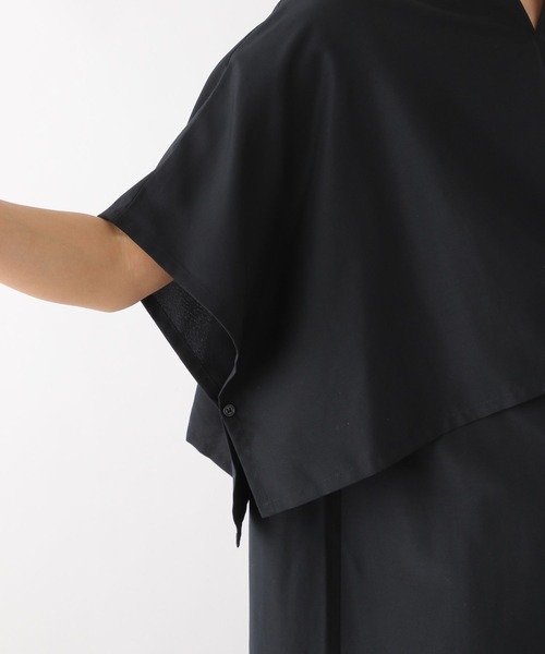 LEPSIM（レプシィム）の「マタニティ／ケープ付きワンピース　190461（マタニティウェア/グッズ・レディース・ブラック/オレンジ・FREE）」の18枚目の写真