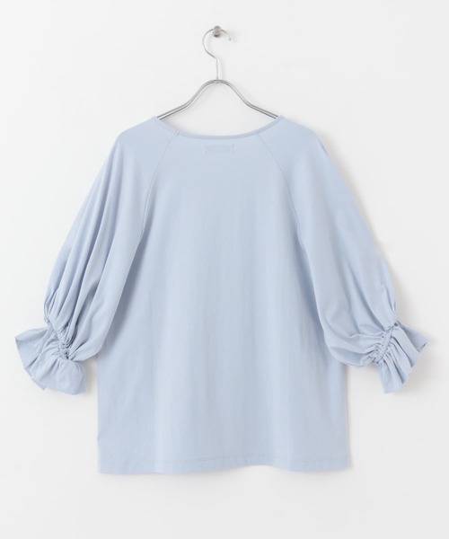 URBAN RESEARCH Sonny Label（アーバンリサーチサニーレーベル）の「キャンディースリーブカットプルオーバー（Tシャツ/カットソー・レディース・ブラック/ホワイト/ブルー/ミント/マスタード・FREE）」の6枚目の写真