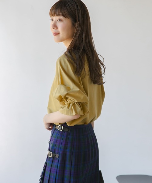 URBAN RESEARCH Sonny Label（アーバンリサーチサニーレーベル）の「キャンディースリーブカットプルオーバー（Tシャツ/カットソー・レディース・ブラック/ホワイト/ブルー/ミント/マスタード・FREE）」の18枚目の写真